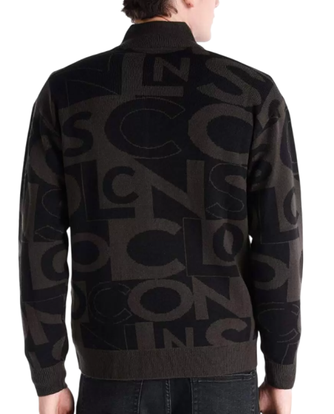 Кардиган с принтом мужской / Черный / 52 Кардиган с принтом мужской / Черный / 52