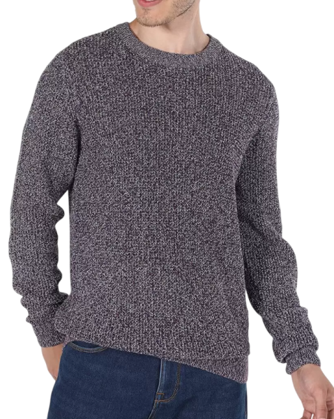 Свитер с принтом мужской / Фиолетовый / 46 Свитер с принтом мужской / Фиолетовый / 46