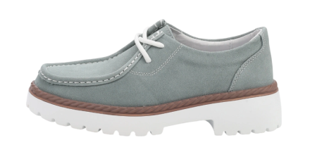 Полуботинки велюровые женские / Серый / 37