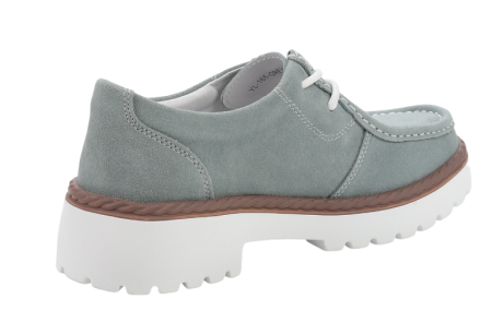 Полуботинки велюровые женские / Серый / 37