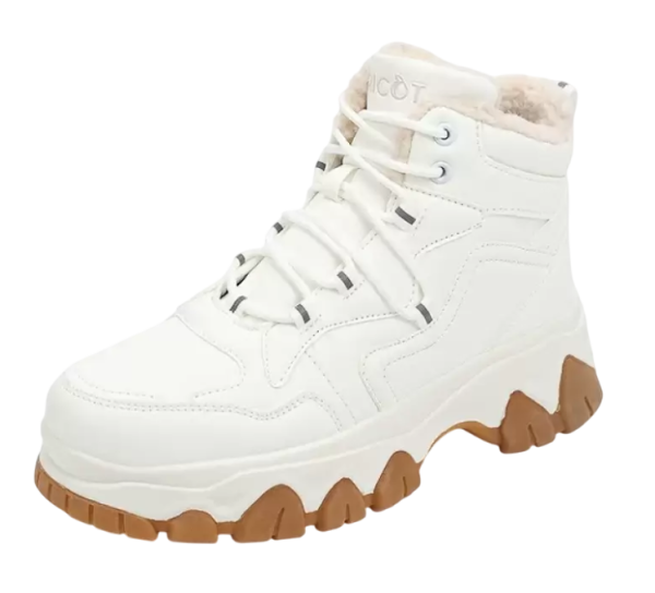 Ботинки повседневные женские / Белый / 38