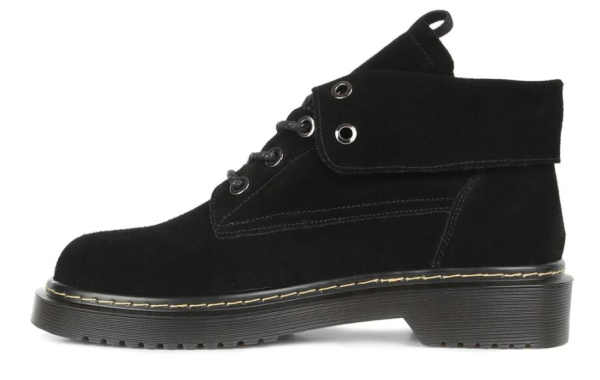 Ботинки велюровые женские / Черный / 37