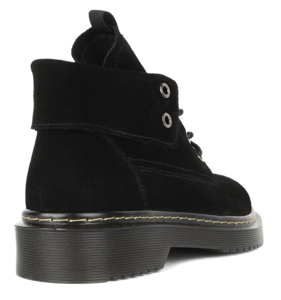 Ботинки велюровые женские / Черный / 37