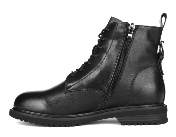 Ботинки кожаные женские / Черный / 37