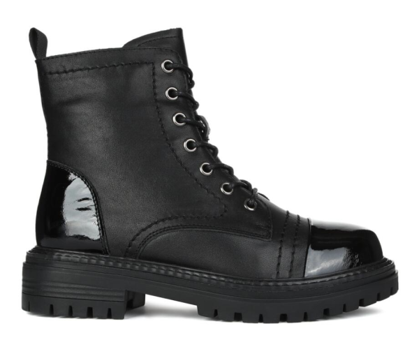 Ботинки велюровые женские / Черный / 39