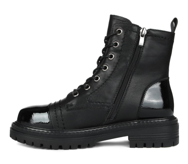 Ботинки велюровые женские / Черный / 39