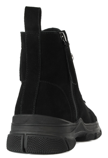 Ботинки велюровые женские / Черный / 37