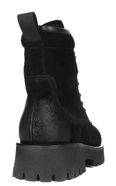 Ботинки велюровые женские / Черный / 40