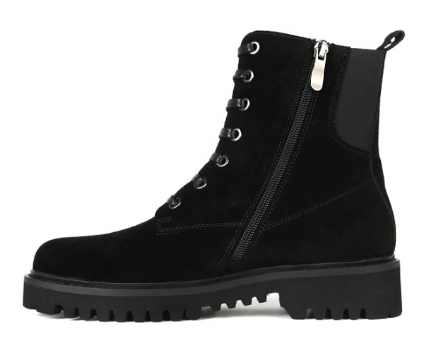 Ботинки велюровые женские / Черный / 39