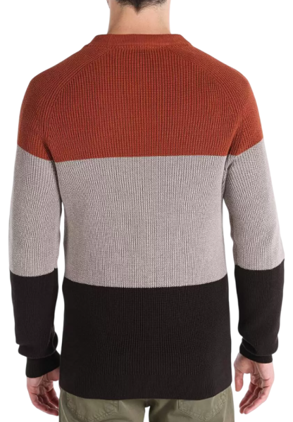 Свитер хлопковый мужской / Коричневый / 48 Свитер хлопковый мужской / Коричневый / 48