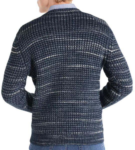 Джемпер с принтом мужской / Синий / 54 Джемпер с принтом мужской / Синий / 54