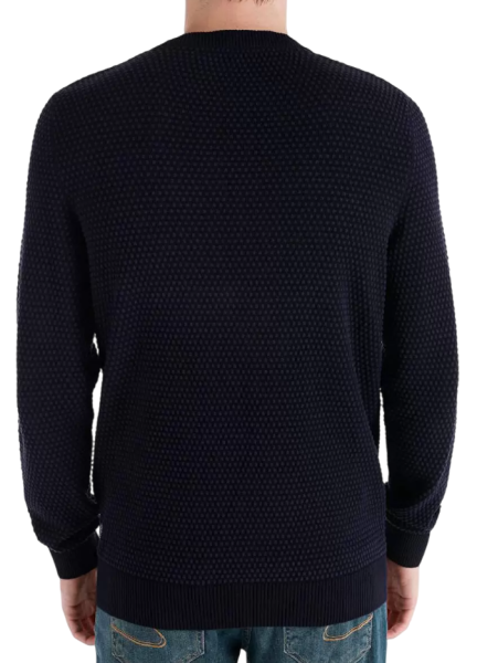 Джемпер хлопковый мужской / Синий / 46 Джемпер хлопковый мужской / Синий / 46