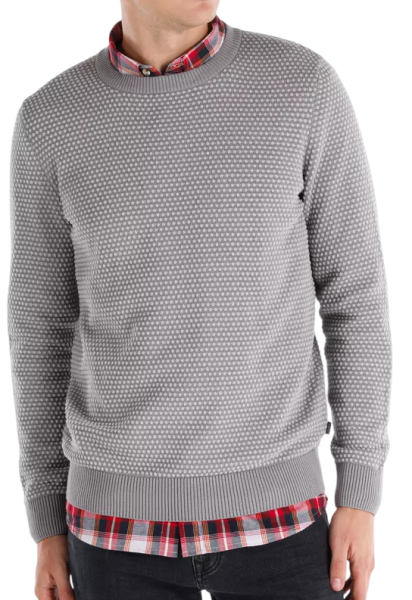 Джемпер хлопковый мужской / Темно-серый / 46 Джемпер хлопковый мужской / Темно-серый / 46