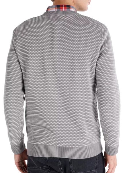 Джемпер хлопковый мужской / Темно-серый / 46 Джемпер хлопковый мужской / Темно-серый / 46