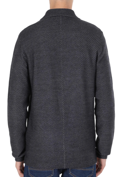 Кардиган однотонный мужской / Синий / 48 Кардиган однотонный мужской / Синий / 48