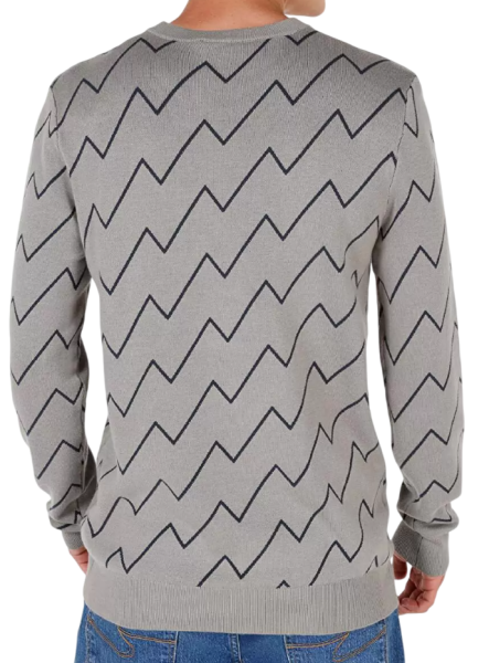 Джемпер с принтом мужской / Серый / 52 Джемпер с принтом мужской / Серый / 52