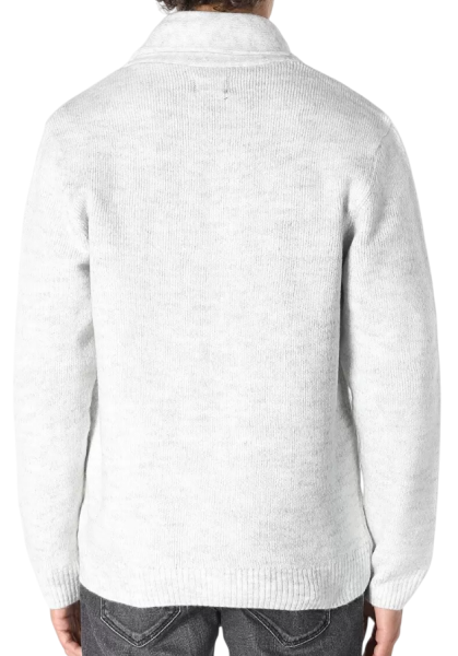 Кардиган однотонный мужской / Серый / 52 Кардиган однотонный мужской / Серый / 52