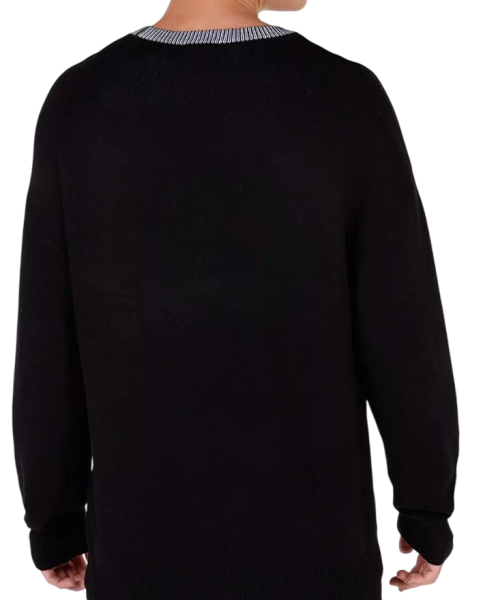 Свитер с принтом мужской / Черный / 50 Свитер с принтом мужской / Черный / 50