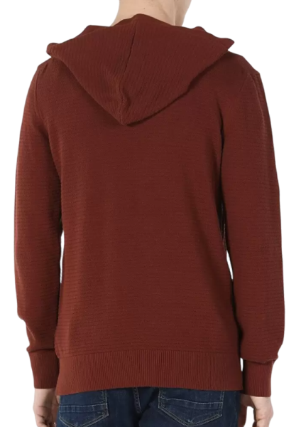 Джемпер с капюшоном мужской / Коричневый / 46 Джемпер с капюшоном мужской / Коричневый / 46