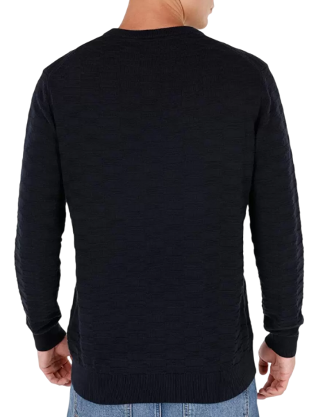 Свитер однотонный мужской / Синий / 50 Свитер однотонный мужской / Синий / 50