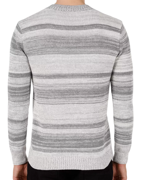 Свитер с принтом мужской / Серый / 48 Свитер с принтом мужской / Серый / 48