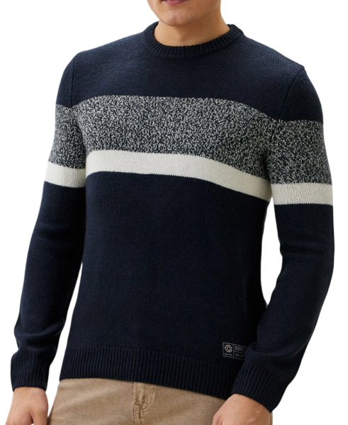 Свитер с принтом мужской / Синий / 50 Свитер с принтом мужской / Синий / 50