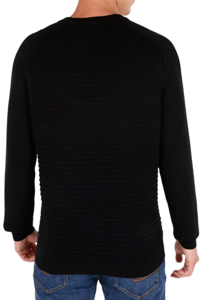 Свитер хлопковый мужской / Черный / 48 Свитер хлопковый мужской / Черный / 48