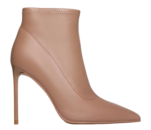 Ботильоны кожаные женские / Бежевый / 37