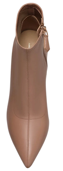 Ботильоны кожаные женские / Бежевый / 37