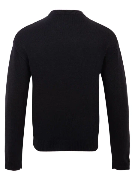 Пуловер прямого кроя мужской / Черный / 54 Пуловер прямого кроя мужской / Черный / 54