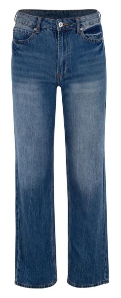Джинсы широкого кроя женские / Синий / 44