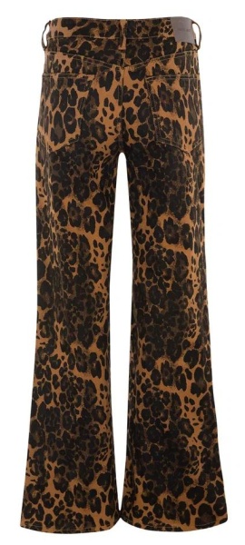 Джинсы широкого кроя женские / Коричневый / 50