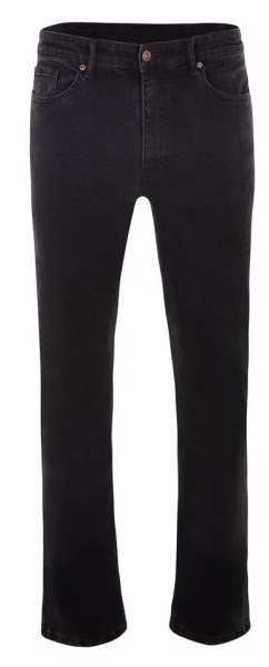 Джинсы прямого кроя мужские / Черный / 56