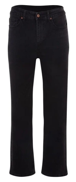 Джинсы прямого кроя мужские / Черный / 56