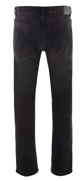 Джинсы прямого кроя мужские / Черный / 48