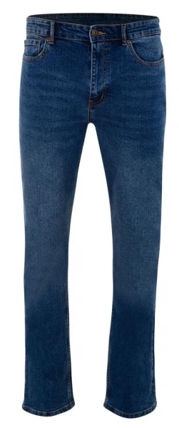 Джинсы зауженные мужские / Синий / 56