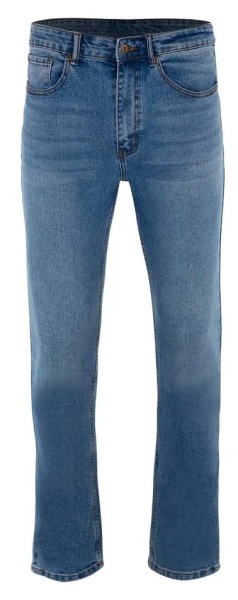 Джинсы зауженные мужские / Голубой / 48