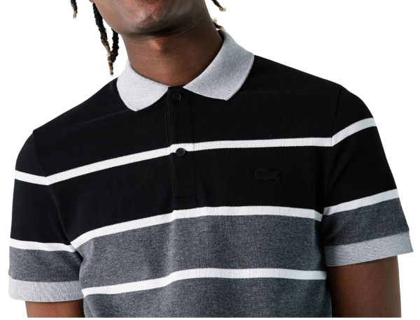 Поло из хлопка с принтом мужское / Черный / 48 Поло из хлопка с принтом мужское / Черный / 48