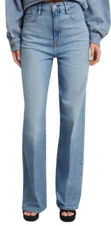 Джинсы прямого кроя женские / Голубой / 44 Джинсы прямого кроя женские / Голубой / 44