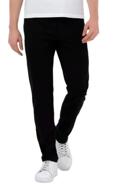 Брюки зауженные мужские / Черный / 44 Брюки зауженные мужские / Черный / 44