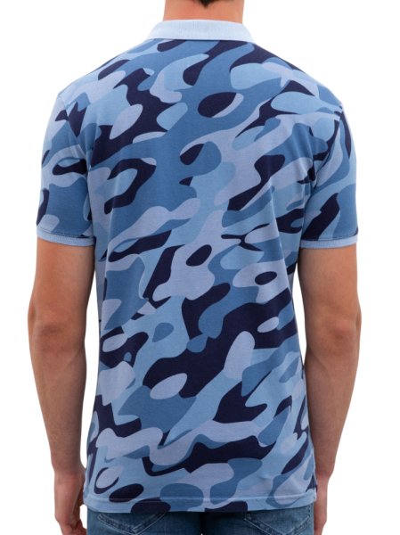 Поло хлопковое мужское / Тёмно-синий / 46 Поло хлопковое мужское / Тёмно-синий / 46