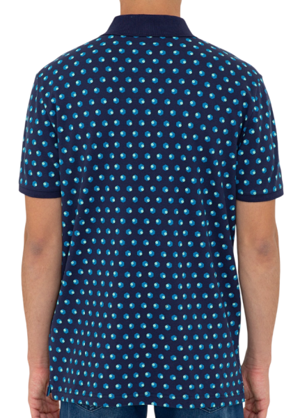 Поло хлопковое мужское / Тёмно-синий / 46 Поло хлопковое мужское / Тёмно-синий / 46