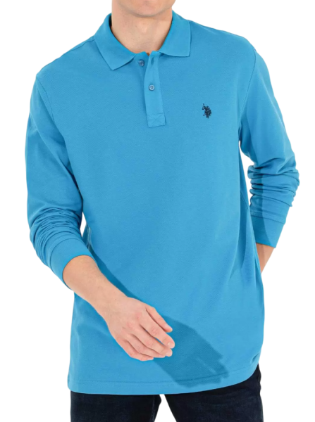 Лонгслив хлопковый мужской / Синий / 48 Лонгслив хлопковый мужской / Синий / 48