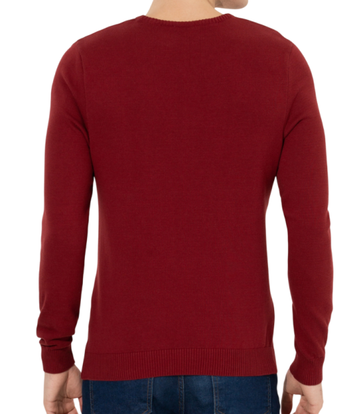 Джемпер хлопковый мужской / Красный / 46 Джемпер хлопковый мужской / Красный / 46