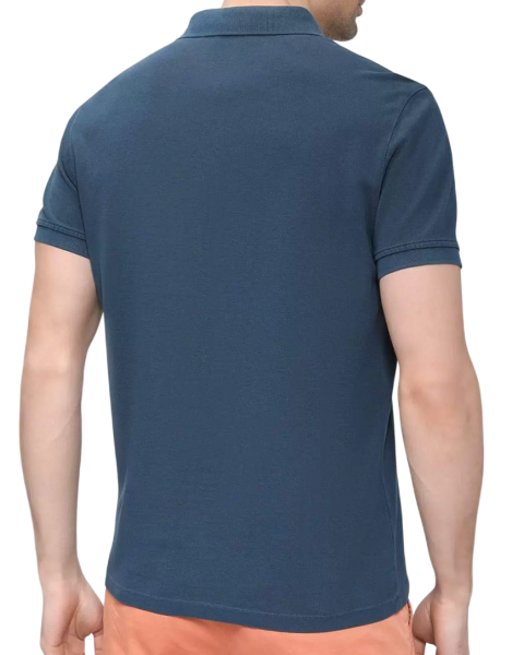 Поло прямого кроя мужское / Синий / 46 Поло прямого кроя мужское / Синий / 46