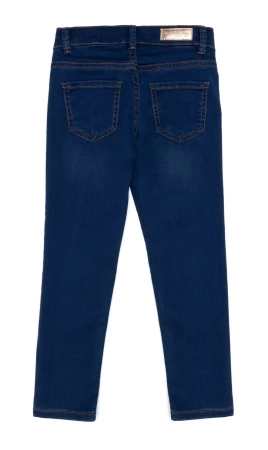 Джинсы для девочки / Тёмно-синий / 152