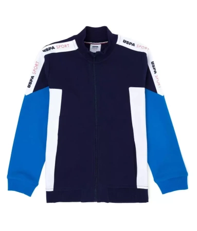 Толстовка с принтом для мальчика / Тёмно-синий / 140 Толстовка с принтом для мальчика / Тёмно-синий / 140