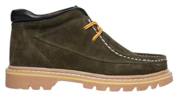 Ботинки кожаные женские / Хаки / 37