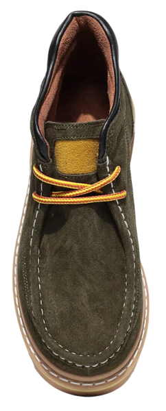 Ботинки кожаные женские / Хаки / 37