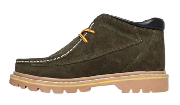 Ботинки кожаные женские / Хаки / 37